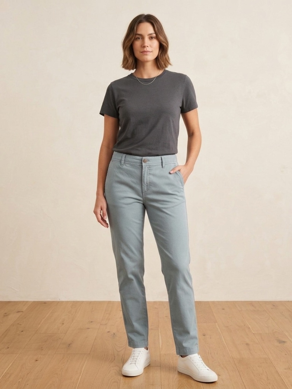 J. Crew New With Tags Light Blue Cotton Chino Pants - Size 10